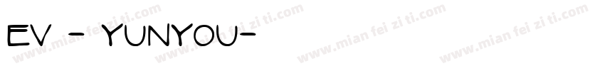 Ev - YunYou字体转换